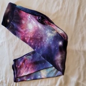 Women's spandex & polyester stretch pants Zone Pro Med Color pinks/ purples